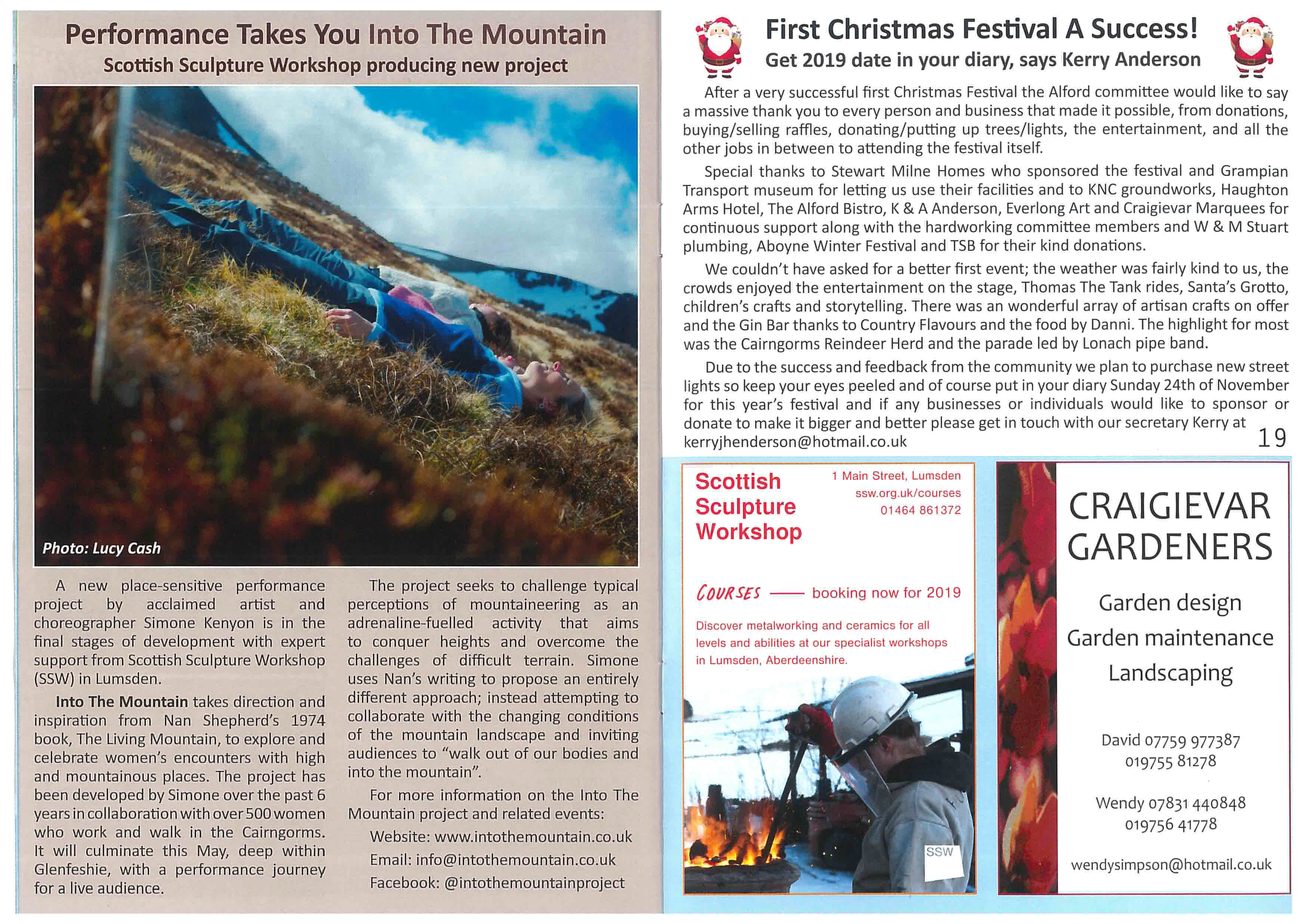 Into The Mountain in the Alford Bulletin