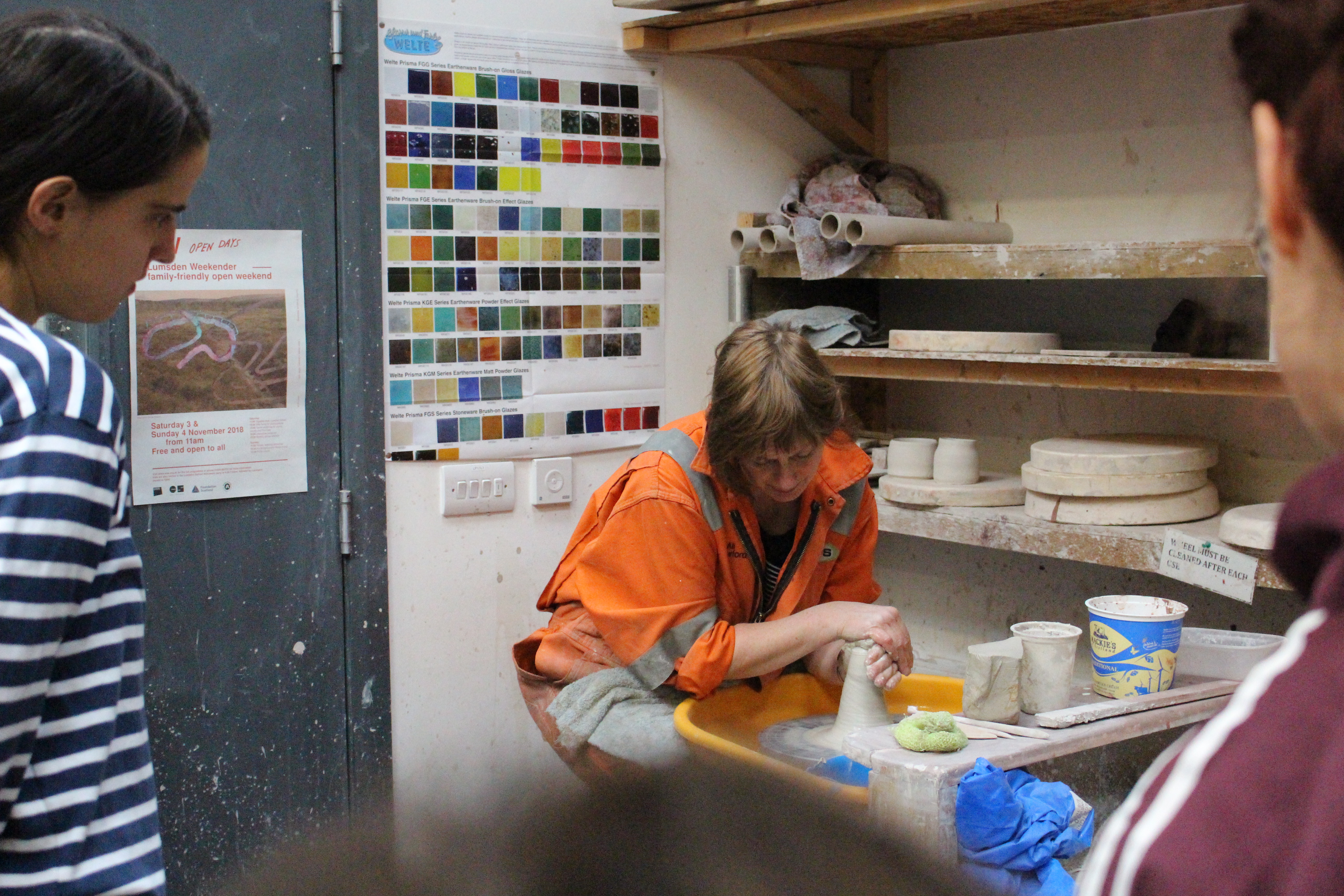Ceramics Induction with Beth. Photo: SSW